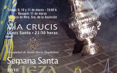 Triduo en honor del Santísimo Cristo de la Sangre 2018